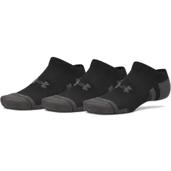 3er Pack UNDER ARMOUR Performance Tech No-Show Socken 008 - ultimate black/ultimate black/jet gray M (36.5-42)