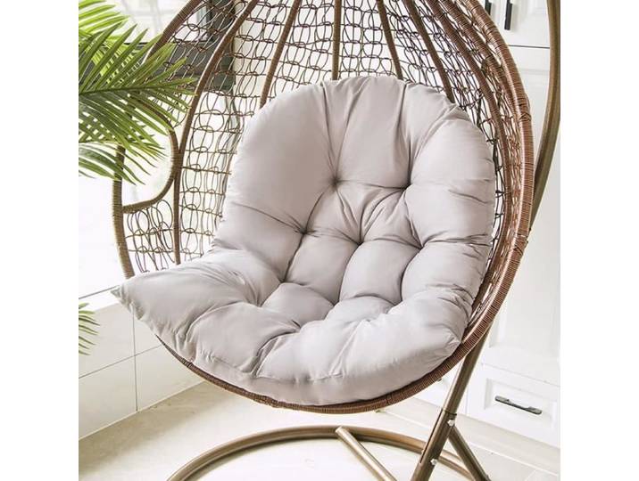 Coussin de Chaise Suspendue Coussin de Balançoire WOVTE Coussin de Balancelle Coussin de Siège épais gris clair