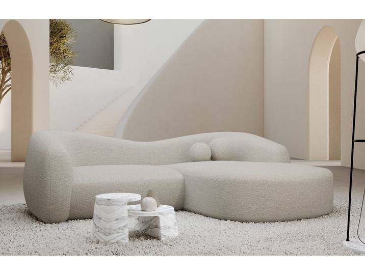 Ecksofa Murcia L-Form aus Stoff