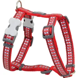 Red Dingo Harness Reflective Bones S (S, Hund, Allgemein), Halsband + Leine