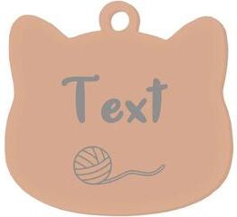 Uplift Picks Custom Stainless Steel Cat Name Tag Engraved Pet ID Pendant 17