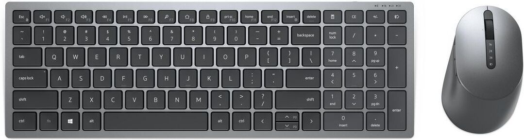 Dell KM7120W Multi-Device Wireless Keyboard and Mouse Nordic Layout Titan Grey