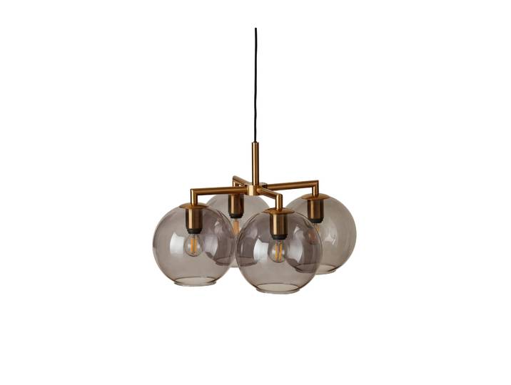CO Bankeryd Ture Pendelleuchte 30cm Messing-Rauchglas