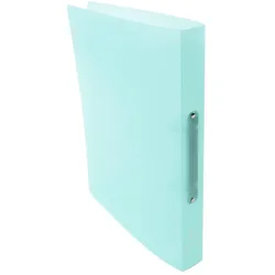 Exacompta 54973E 15x Ringbuch A4 Maxi aus Polypropylen mit 2 Ringen 30mm, Chromaline Pastell - Pastellgrün