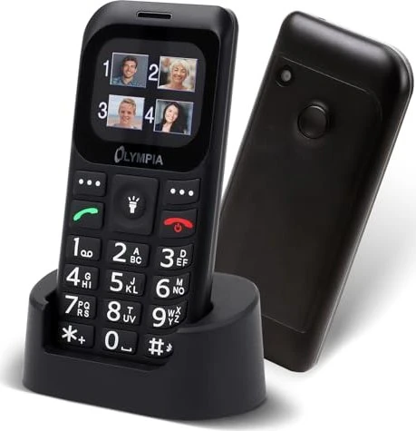 Olympia Mobiltelefon BELLA+ Großtasten schwarz