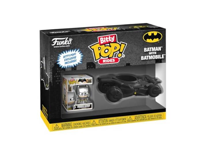 Batman Batman with Batmobile - (Bitty Pop! Ride) vinylfiguur Funko Pop! standaard