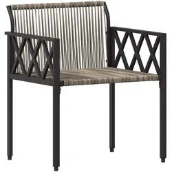 vidaXL, Gartentisch + Balkontisch, Yaranar (2x Stuhl + Tisch) (50 x 50 x 40 cm)