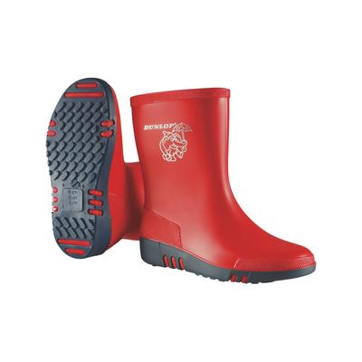 Gummistiefel DUNLOP "Mini", Mädchen, Gr. 20, rot, Obermaterial: 100% PVC PVC., Schuhe Gummistiefel