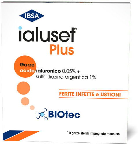 Ibsa Farmaceutici Italia Ialuset Plus Garza 10 X 10 10 Pezzi