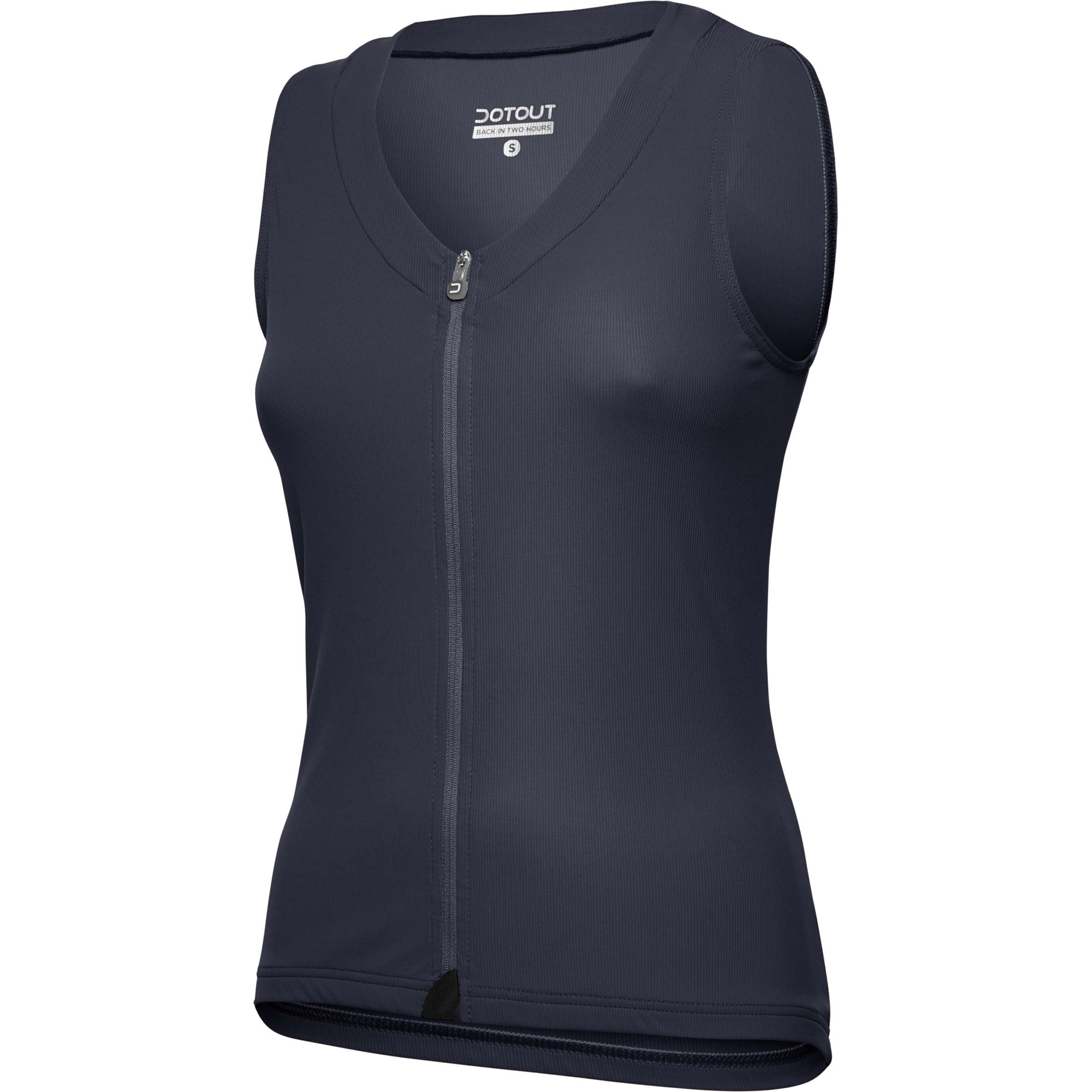 Dotout Chic Cycle Top Trikot Damen Radtrikots blau Größe XL Mountainbike | Rennrad | Gravel Elastisch