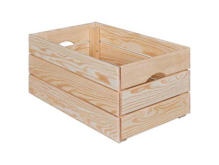 Livetastic Dekokiste, Naturfarben, Kieferfarben, Holz, Kiefer, massiv, 65x23x31 cm, Ordnen & Aufbewahren, Dekoboxen & Aufbewahrungsboxen, Holzkisten