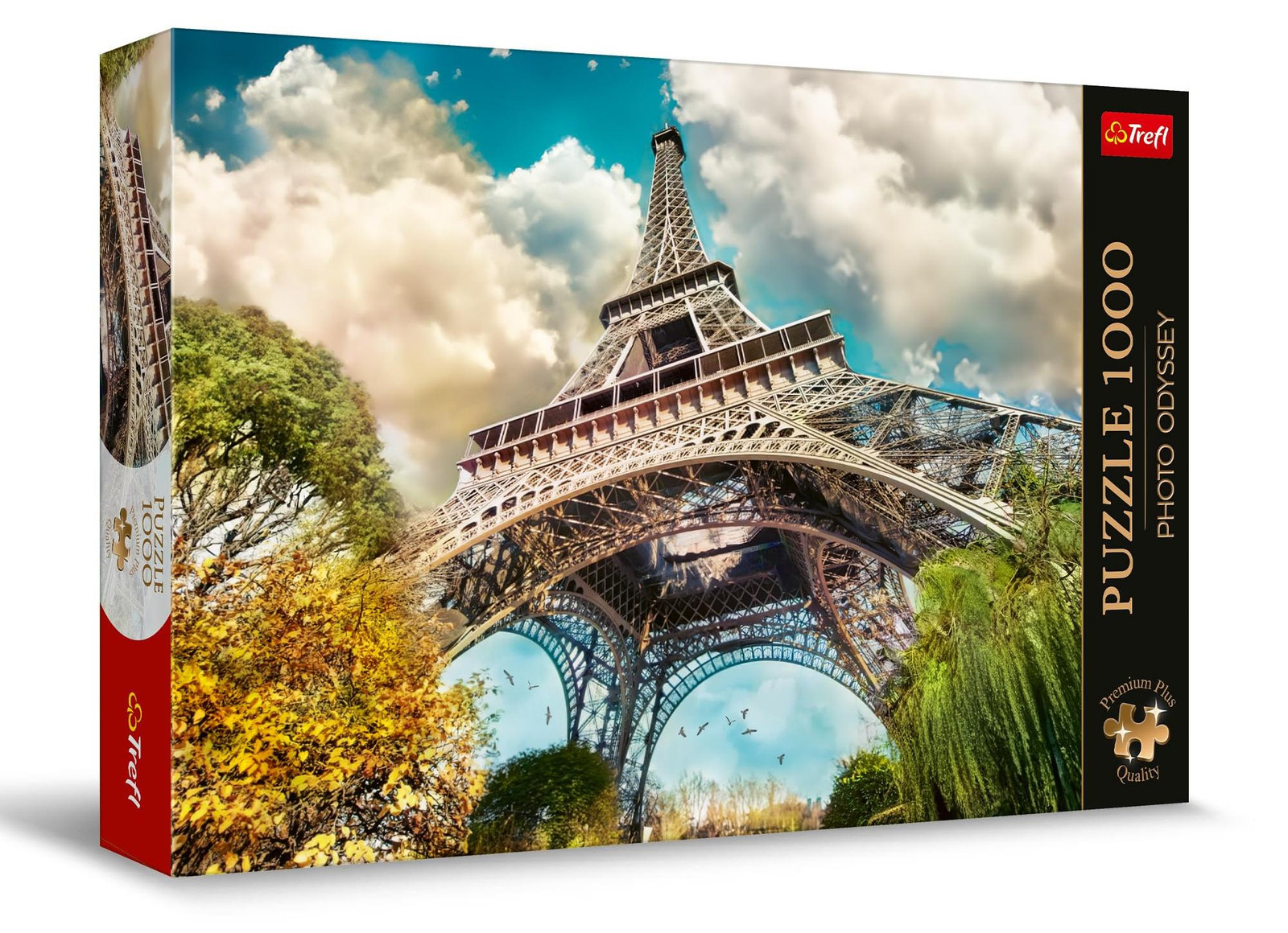 Trefl Puzzel Premium Plus kwaliteit 1000 stukjes De Eiffeltoren in Parijs Frankrijk Landschap
