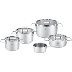 Fissler Viseo® Pro Topfset 5-tlg. - silber|transparent
