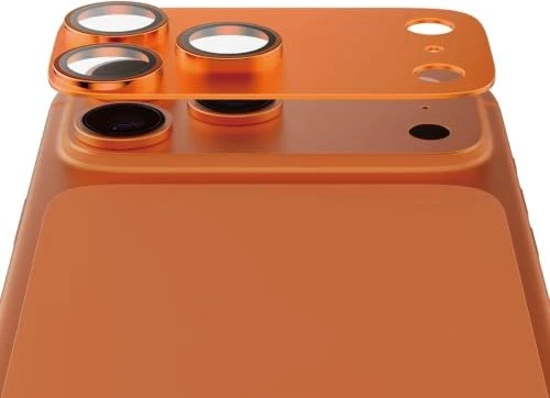 PanzerGlass FENDER Apple iPhone 17 Pro Max orange schützendes Aluminium-Element für die Kamera