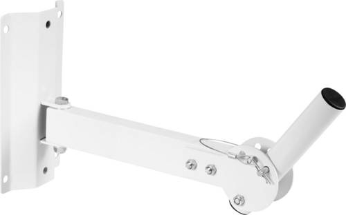 Omnitronic WH-1 Lautsprecher-Wandhalterung Deckenhalter, Neigbar, Schwenkbar Weiß 1St.