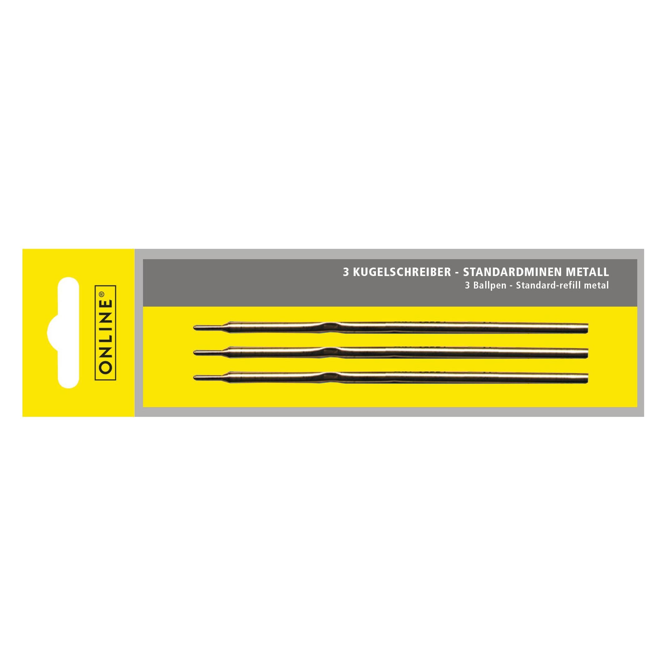 Online Kugelschreiber-Minen M 40000/3 (Blau, 0.50 mm, 3 Stk.) (40000/3)