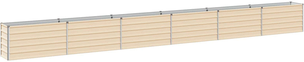 Rio Outdoor Raised Garden Bed Ivory 55cm H x 600cm W x 40cm D