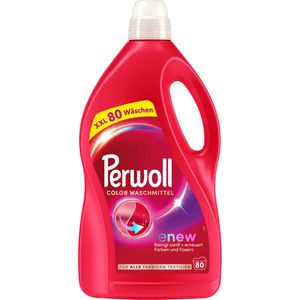 Perwoll Waschmittel Renew Color, XXL, flüssig, 4 Liter, Waschladungen 80
