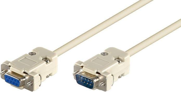 Microconnect SCSEHN15 DB-9 kabel, grijs, 15 meter, mannelijk naar vrouwelijk