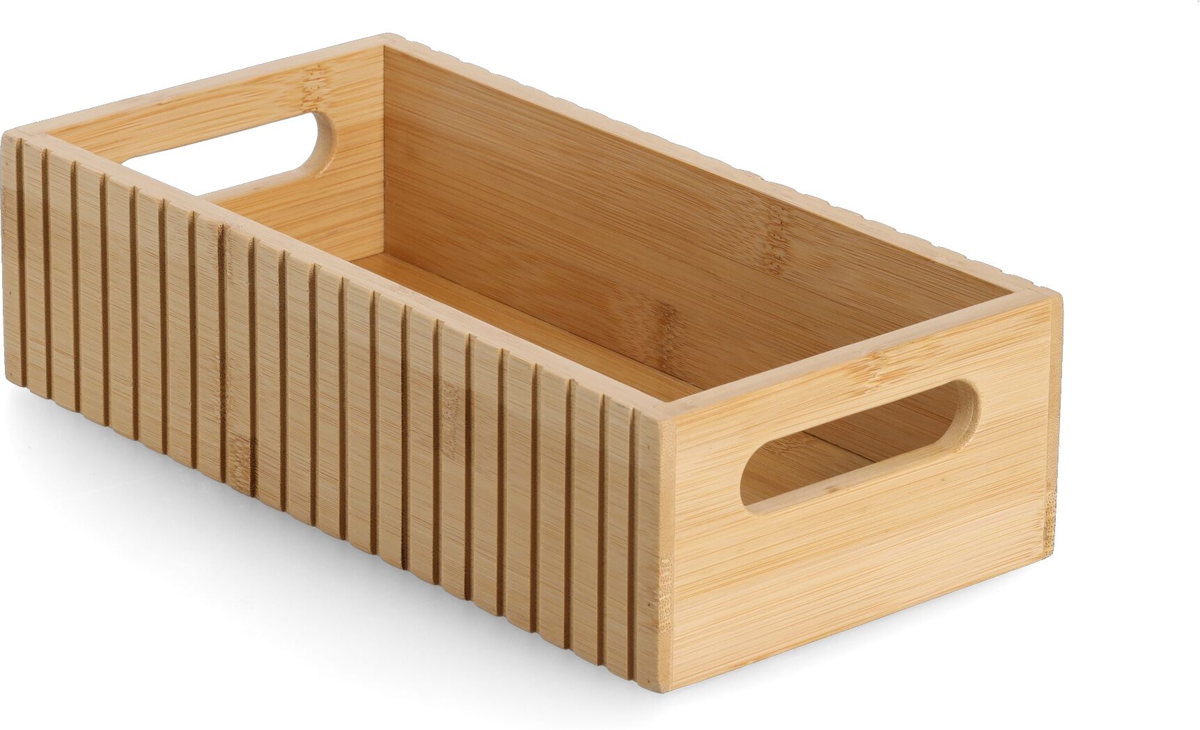 Aufbewahrungsbox ZELLER PRESENT "Aufbewahrungsbox, Bambus", braun, B:30cm H:8cm T:15cm, Bambus, Aufbewahrungsboxen, Aufbewahrungsbox, 2er-Set, ca. 30x15x8 cm