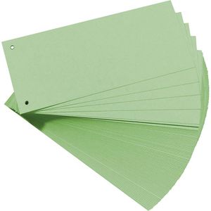 Herlitz Trennstreifen 10843506, grün, 180g/m² Karton, 24 x 10,5 cm, 100 Stück