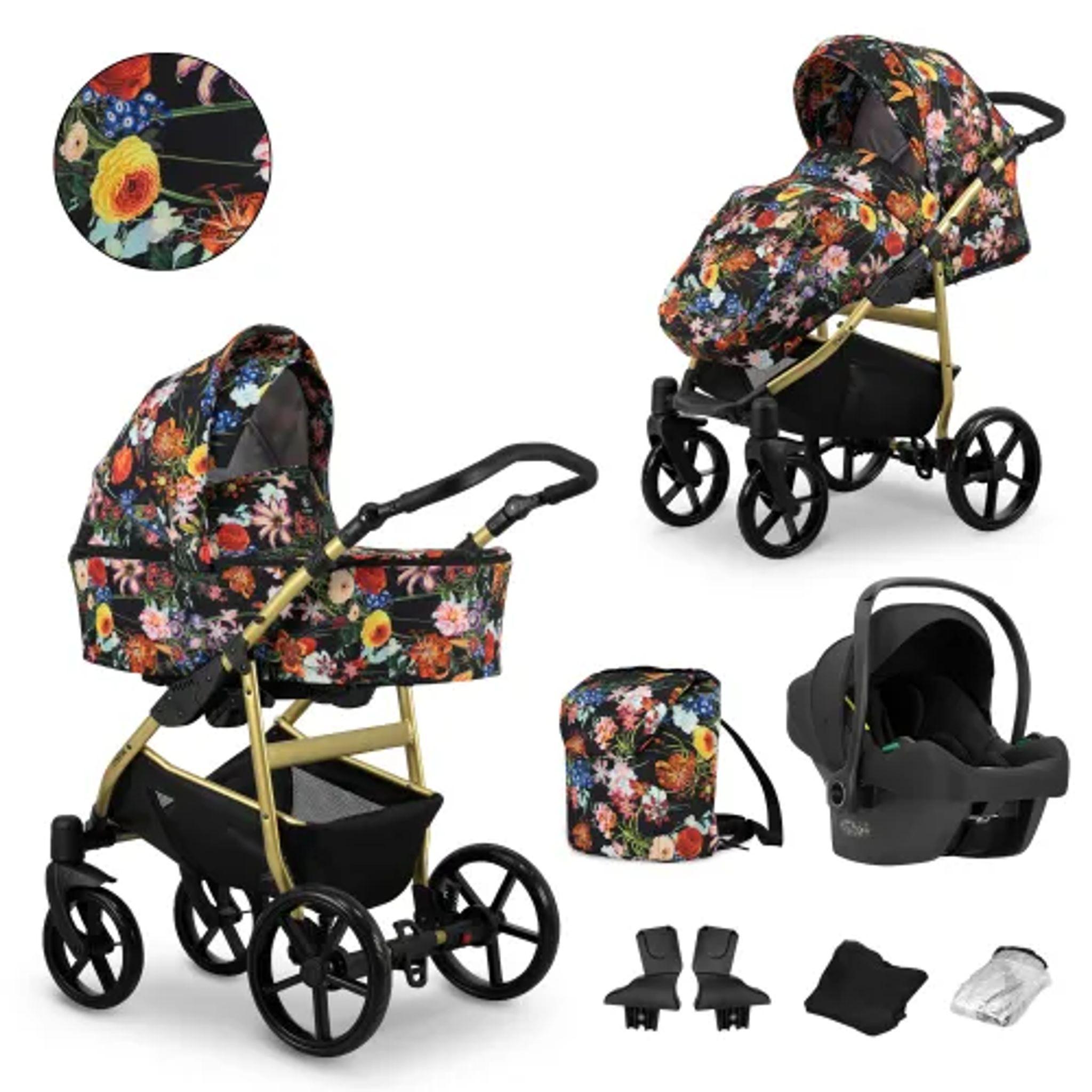 Kinderwagen Kunert MATA 3in1 - Farbe: Blumen