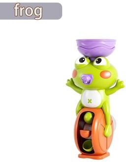 Uplift Picks Frog Bird Waterwheel Bath Toy Suction Spinner For Kids green Frog