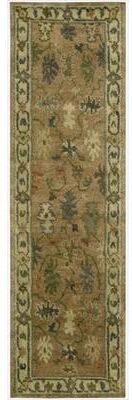 Nourison Hand-Knotted Tahoe Copper Wool Rug