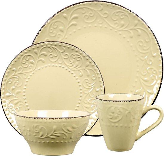 Geschirrset 16-teilig - für 4 Personen