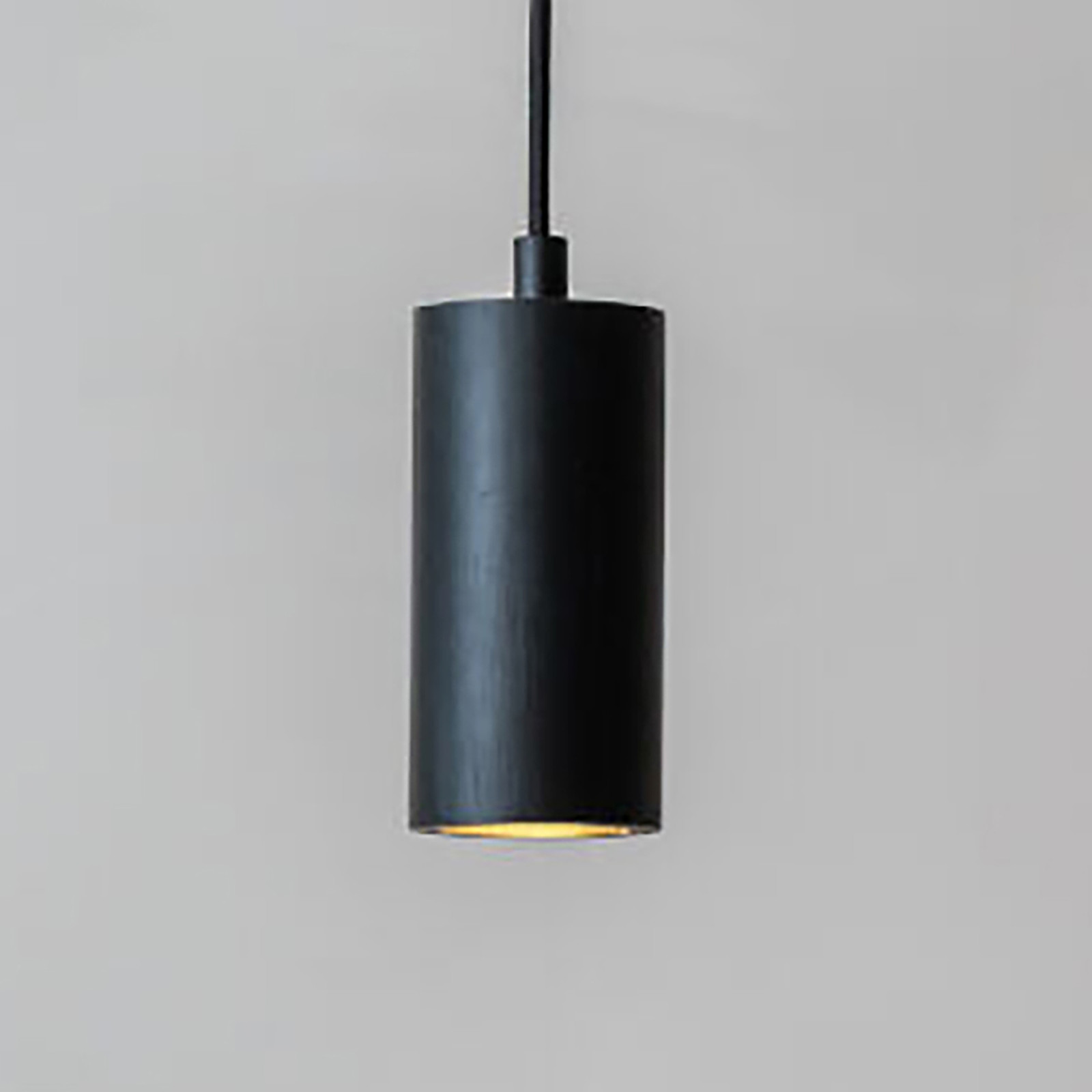 GOOD&MOJO Hanglamp Java zwart, bamboe en metaal, Ø 12 cm, GU10