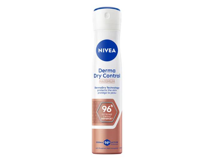 NIVEA Déodorant Femme Aisselles Derma Dry Control 96H Spray 200ml