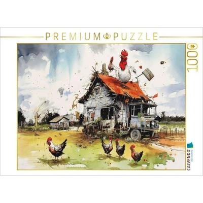 CALVENDO Puzzle Der Bauernhof | 1000 Teile Lege-Größe 64x48cm Foto-Puzzle für glückliche Stunden