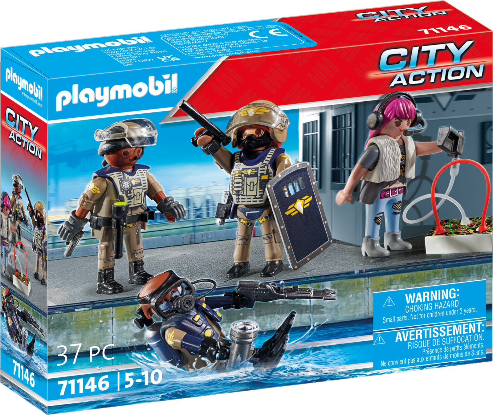 Playmobil 71146 Special Forces Team met Bandit en Politieagenten