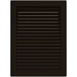 Lüftungsgitter Insektenschutz 21cm x 14cm braun AirRoxy 02-341