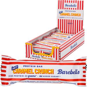 Barebells Proteinriegel Protein Bar, 12 Riegel, Salty Caramel Crunch, je 55 g, pro Riegel 20 g Protein