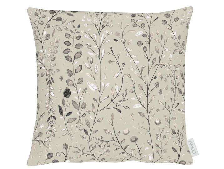 Dekokissen APELT 7400 , beige (grau, bedruckt), B:40cm H:0,5cm L:40cm, Mischgewebe, Dekokissen_Sitzkissen_Kissenhüllen, Dekokissen