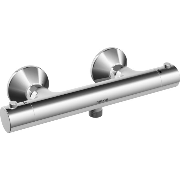 Hansa Brausethermostat Hansaunita 58130101 chrom, Aufputz, S-Anschlüsse
