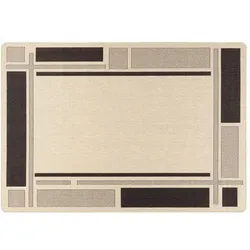 Peyer Syntex Teppich Smilla Bordüre sand 80 x 150 cm