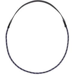 Qhp Halsband aus Leder für Pferde (Pferd), Halsband + Leine