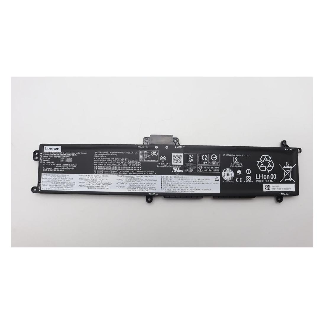 Lenovo BATTERY Internal, 4c 90Wh (4 Zellen) (5B11M90093)