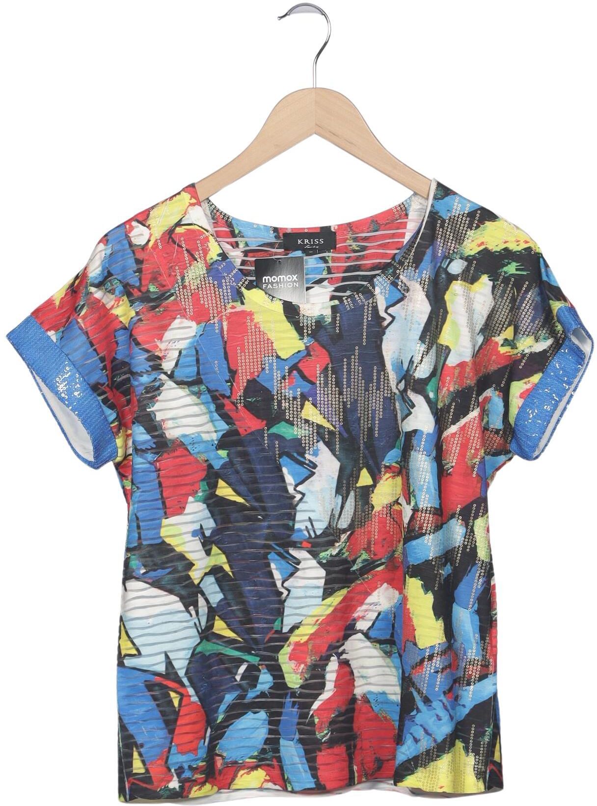 Kriss Trading Sweden Damen T-Shirt, Mehrfarbig, Gr. M, Synthetik - Second Hand