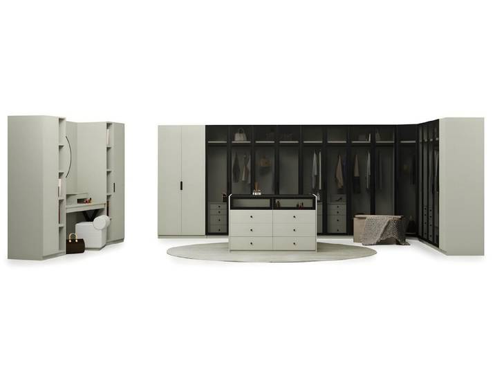 Xlmoebel Kleiderschrank Moderner begehbarer Schrank für Schlafzimmer im XXL-Format (Kleiderschrank, 1-St., Kleiderschrank) Made in Europa