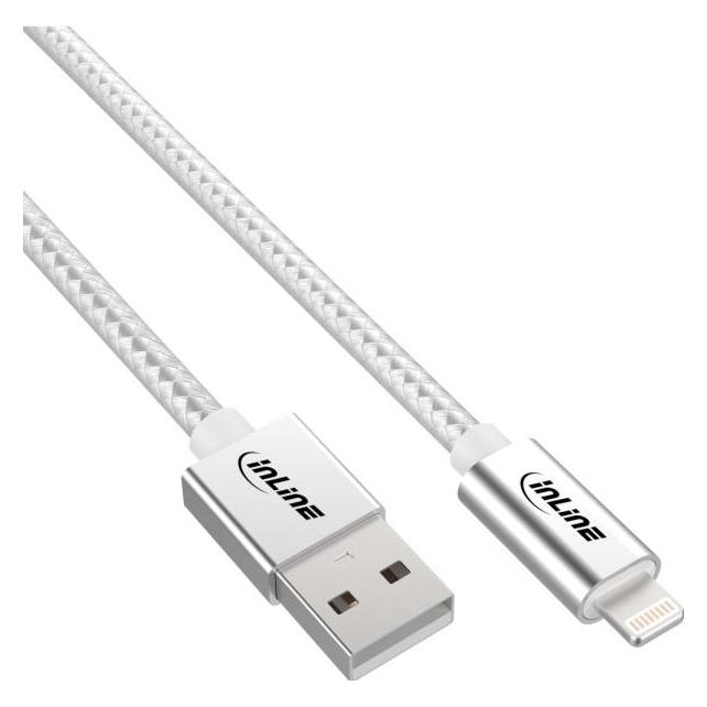 InLine Lightning USB Kabel (2 m, USB 2.0) (31422A)