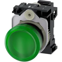 Siemens Leuchtmelder, Schalter + Taster, Grün