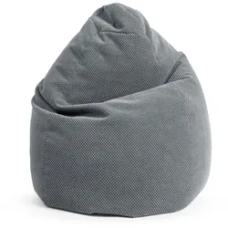 Sitting Point Sitzsack Beanbag Comodo XXL Stoff Mittelgrau