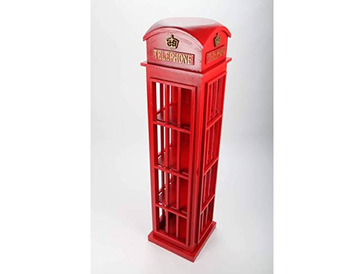 point home Design-Schrank Telephone, Retro, rot, 120cm
