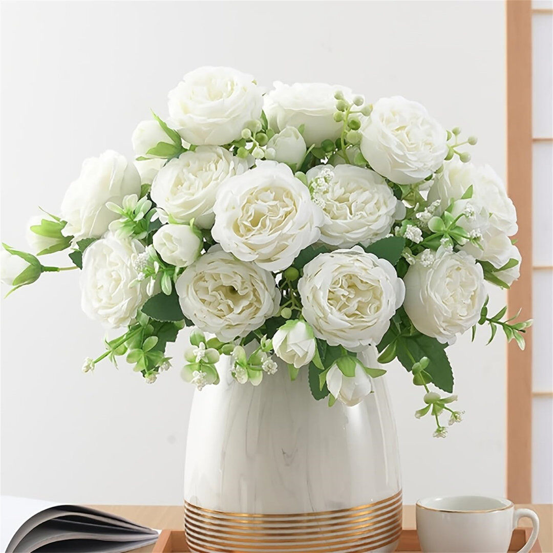The Seasonal Aisle Artificial Faux Floral White