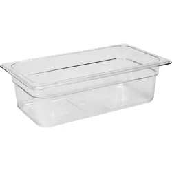 TRIZERATOP Contenedor gastronómico de policarbonato GN 1/3, profundidad 100 mm, 325 x 176 mm