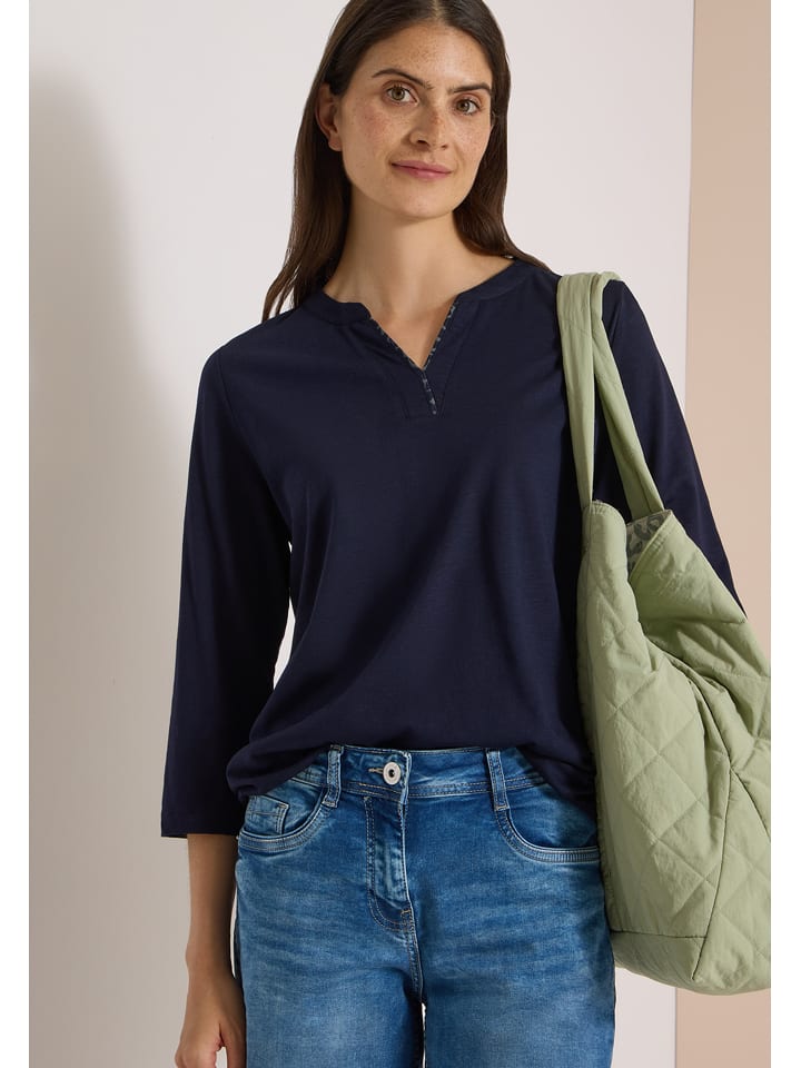 Cecil Longsleeve in Dunkelblau - L
