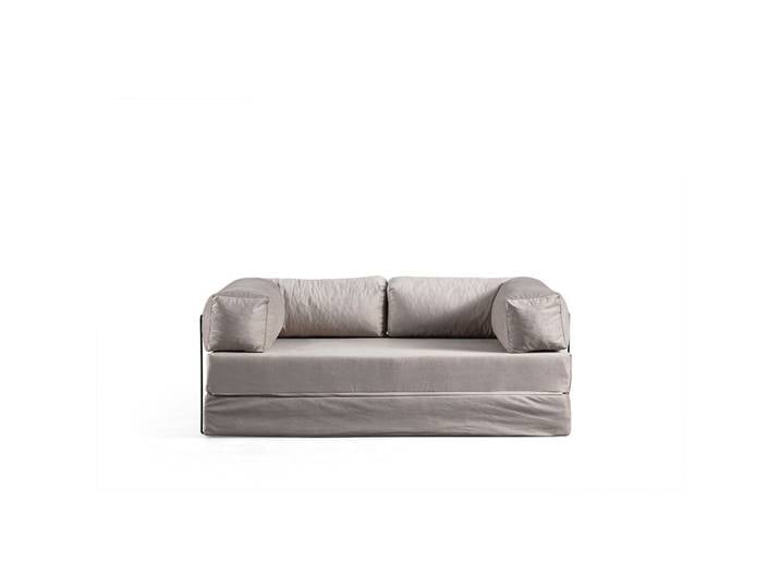 Bettsofa Via Con Hellgrau Stoff B 100 T 200 cm - Bettsofa
